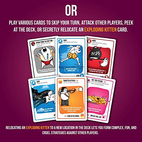 Exploding Kittens Juego Paquete de Fiesta Juega con hasta 10 Jugadores! Juego de cartas en Inglés