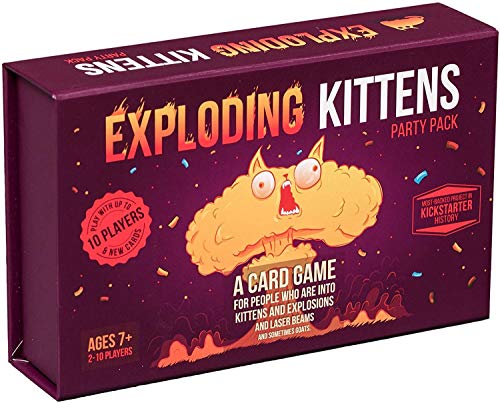 Exploding Kittens Juego Paquete de Fiesta Juega con hasta 10 Jugadores! Juego de cartas en Inglés