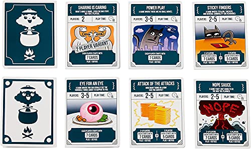 Exploding Kittens Recipes for Disaster - Juegos de Fiestas Familiares - Juegos de Cartas para Adultos, Adolescentes y niños, Azul, EKG-RFD-1