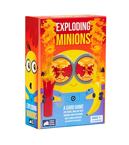 Exploding Minions - Juego de Cartas para Adultos, Adolescentes y niños