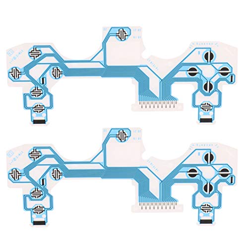 F Fityle Premium Película Conductora para Videojuego PS4 Repuesto de Reemplazo para Sony Tamaño de 122mm
