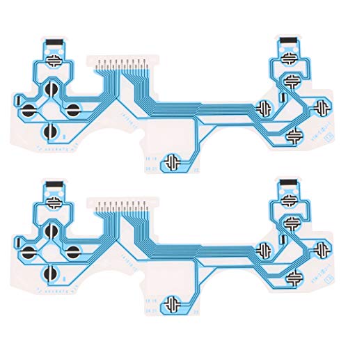 F Fityle Premium Película Conductora para Videojuego PS4 Repuesto de Reemplazo para Sony Tamaño de 122mm