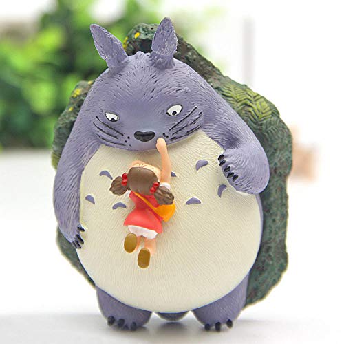 Factorydiy Figuras Anime Baratas Mei en la Figura de Totoro Lindo mi Vecino Totoro Resina Figura de acción de Anime Juguetes para niños Alto Aprox.10Cm Modelo de Personaje Modelo de Persona