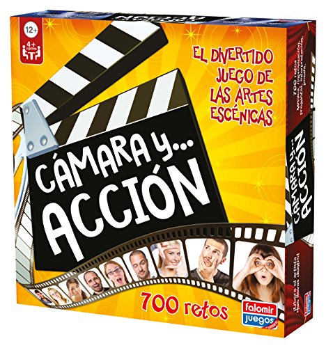 Falomir- Camara y Acción Juego de Mesa, Multicolor (25008)