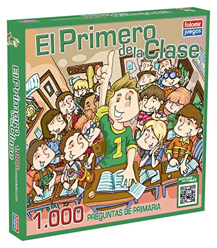 Falomir Juego de Mesa Educativo, 1000 Preguntas, multicolor, El primero de la clase 1.000 (646460)