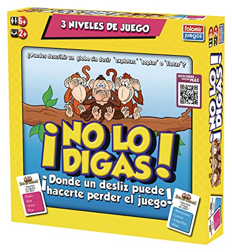 Falomir-No Lo Digas Juego de Mesa, Multicolor, única (32-21001)