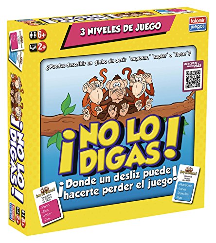 Falomir-No Lo Digas Juego de Mesa, Multicolor, única (32-21001)