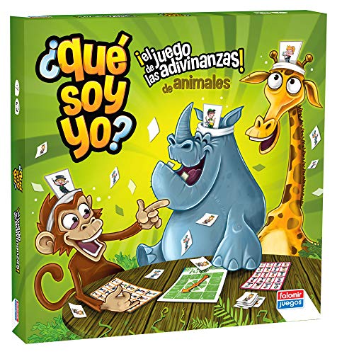 Falomir-¿Qué soy yo Animales. Juego de Mesa. Clásicos, Multicolor (31064)