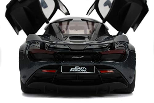 FAMILIOS Y FURIOSOS Hobbs Y SHAWS: SHAWS MCLAREN 720S 1:24 Escala Die-Cast Replica Car