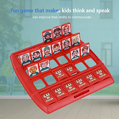 Family Kids Board Game, Who Is It-Classic Board Game Funny Family Parents Juegos para niños Regalo para niños