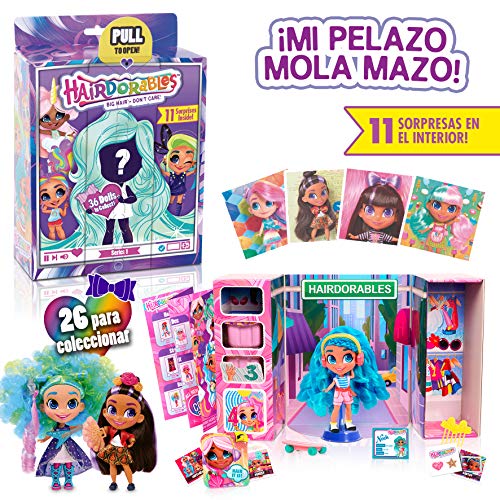 Famosa- Hairdorables- Muñecas Fahion, Modelos Surtidos, Sorpresa, Color (Giochi Preziosi HAA05000)