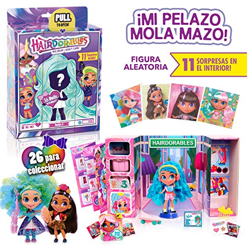 Famosa- Hairdorables- Muñecas Fahion, Modelos Surtidos, Sorpresa, Color (Giochi Preziosi HAA05000)