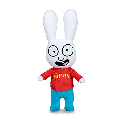 Famosa Softies - Simón el conejo peluche de 27 centímetros suave y blandito, de la serie infantil de televisión, para todas las edades, (760020277)