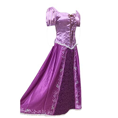 Fanstyle Disfraces de Princesa Rapunzel para niñas Vestidos de Princesa para niñas Vestido de Fiesta Elegante