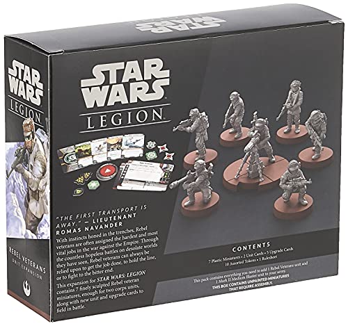 Fantasy Flight Games Star Wars Legion: Rebel Veterans Unit Expansion - English