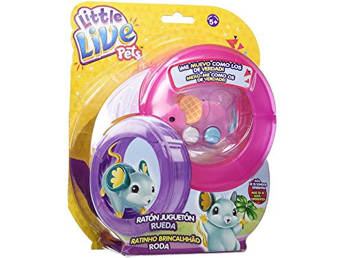 FEBER Little Live Pets Rueda Diverrtida y Ratón Jugueton