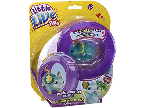 FEBER Little Live Pets Rueda Diverrtida y Ratón Jugueton