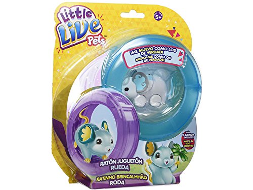 FEBER Little Live Pets Rueda Diverrtida y Ratón Jugueton