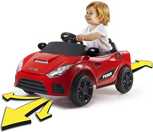 FEBER - My Real Car 6V CE, primer coche a batería para jugar a arreglarlo, con diferentes funciones, un panel de averías y accesorios, para niños y niñas a partir de 3 años, FAMOSA (800012444)