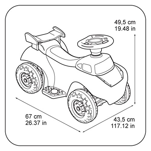 FEBER - Quad Cars Lighting Mcqueen 6 V (Famosa 800011148)