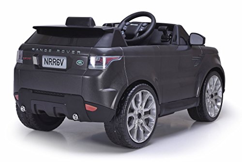 FEBER- Range Rover Sport Coche eléctrico para niños de 3 a 7 años de Juguete, 6V, Color Negro (Famosa 800009610)