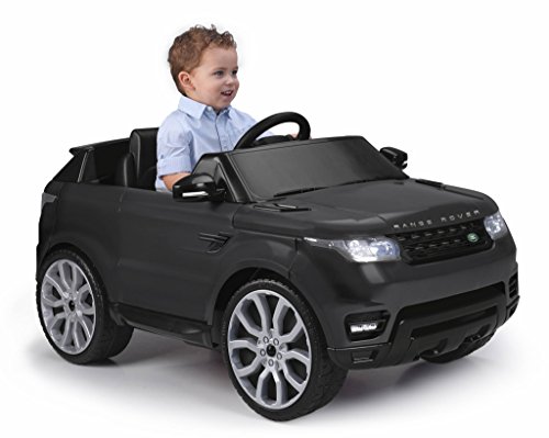 FEBER- Range Rover Sport Coche eléctrico para niños de 3 a 7 años de Juguete, 6V, Color Negro (Famosa 800009610)