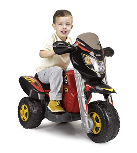 FEBER- Trimoto Eléctrica Infantil Red Racer 6 V, (Famosa 800012227)