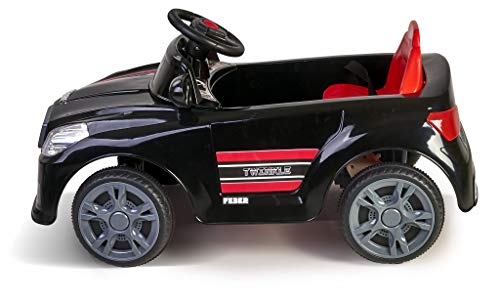 FEBER - Twinkle Black CE Twincle Car R/C, Coche eléctrico con Radio Control, niñas de 3 a 6 años (Famosa 800012740)