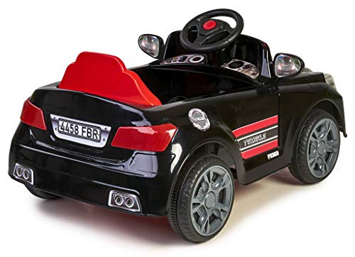 FEBER - Twinkle Black CE Twincle Car R/C, Coche eléctrico con Radio Control, niñas de 3 a 6 años (Famosa 800012740)