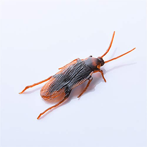 FeiWen Plastico Cucaracha Fake Roach Prank cucarachas plásticas Halloween Fool's Day Decoración del Partido(100pcs)