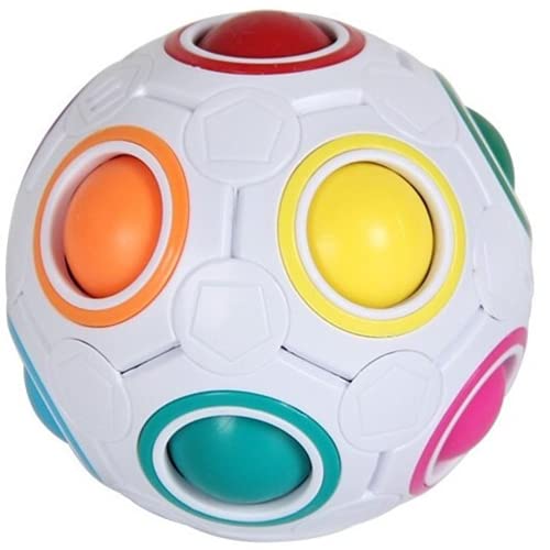 Fidget Toy Stress Ball| Pelota Antiestrés Multicolor Sustitutivo al Cubo Tradicional|Apta para Niños y Adultos