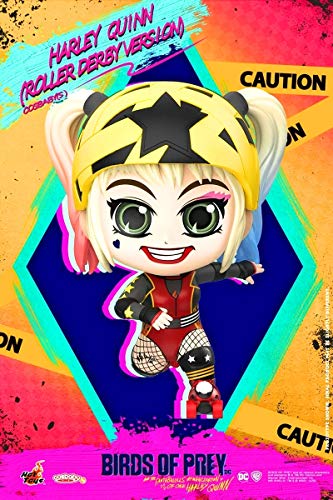 Figura Coleccionable de Harley Quinn (versión Roller Derby) por Hot Toys Cosbaby Series - Aves de Presa ~ Margot Robbie HT905791