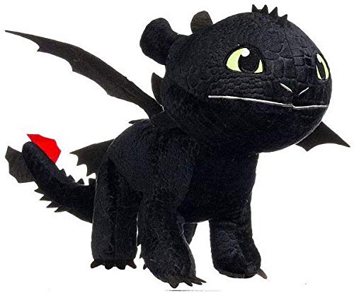 Figura Peluche Dragon DESDENTADO Furia Nocturna DESDENTAO como Entrenar A TU Dragon (HTTYD 3) Pelicula Animacion Original 40cm