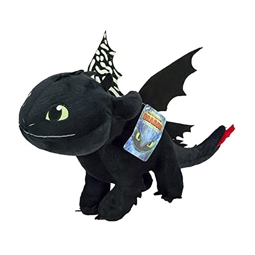 Figura Peluche Dragon DESDENTADO Furia Nocturna DESDENTAO como Entrenar A TU Dragon (HTTYD 3) Pelicula Animacion Original 40cm