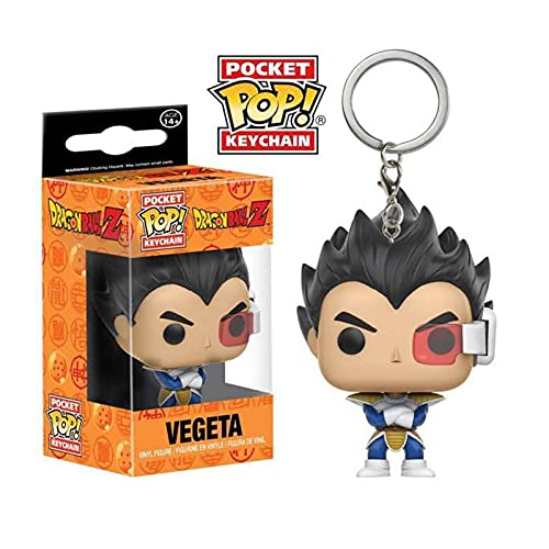 Figura Pop Dragon Ball Llavero Versión Q Muñeca Llavero Titular Vegeta Llave Protector Regalo para Fans 4-9Cm