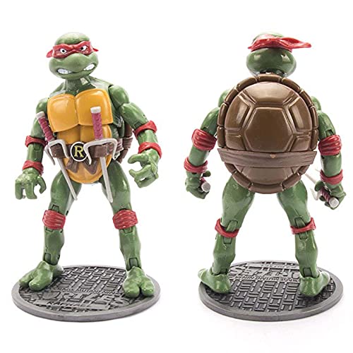 Figura Tortugas Ninja Mutantes Adolescentes, Juegos Figuras Acción Tortugas Ninja, Juguetes Decoración Modelo Personaje Anime, para La Colección Cumpleaños Infantil