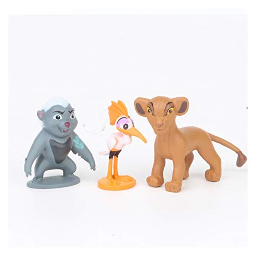 Figuras De Acción 12pcs / Conjunto de Dibujos Animados La Guardia Rey león Simba Kion acción del PVC Figuras Figurines Muñeca Juguetes for niños