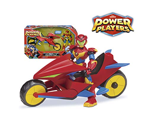 Figuras de acción Famosa- Power Players Moto de Axel con 1 Figura (PWW00000)