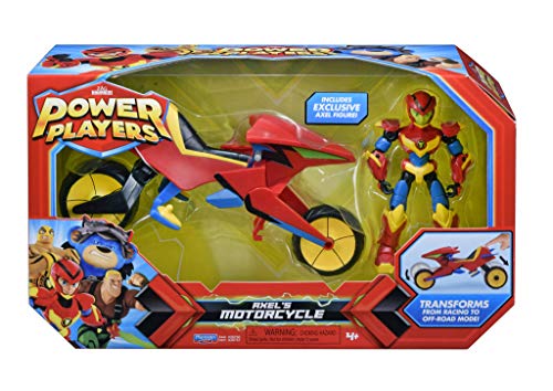 Figuras de acción Famosa- Power Players Moto de Axel con 1 Figura (PWW00000)