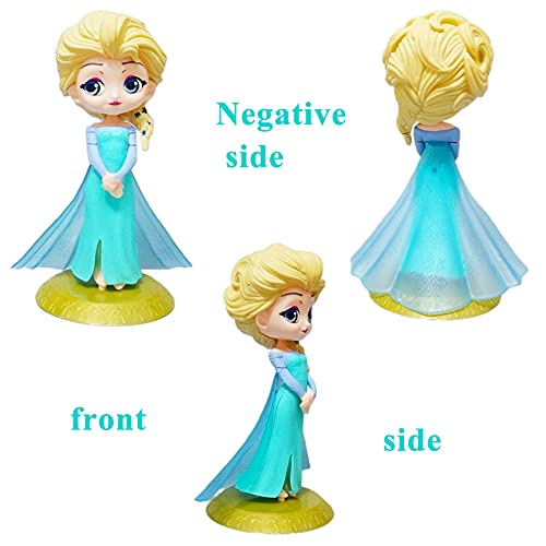 Figuras de Frozen, BESTZY Frozen Cake Topper, Mini Figuras Niños Cake Topper, Pastel Decoración Suministros, Baby Shower Fiesta de cumpleaños Pastel Decoración Suministros