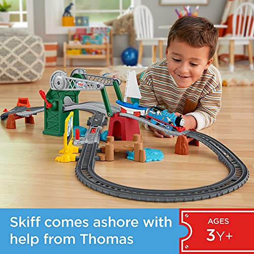 Fisher-Price- Bridge Lift Thomas & Skiff (Mattel GWX09)