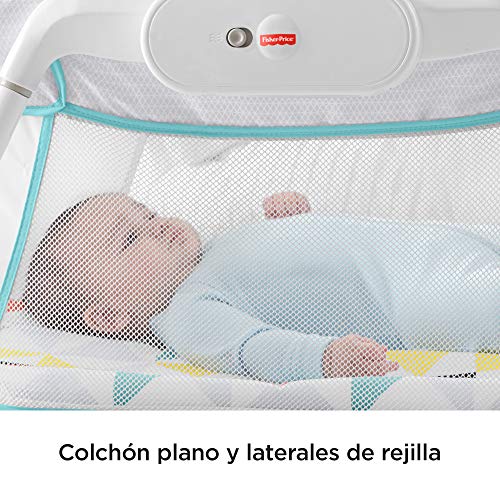 Fisher-Price Cuna De Viaje para bebé recién nacido (Mattel GBR67)