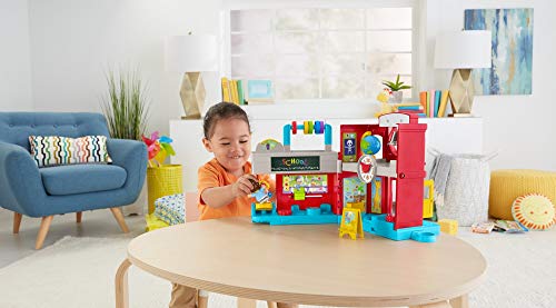 Fisher-Price GJC09 Little People Escuela – Versión de Voz en alemán