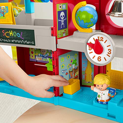 Fisher-Price GJC09 Little People Escuela – Versión de Voz en alemán