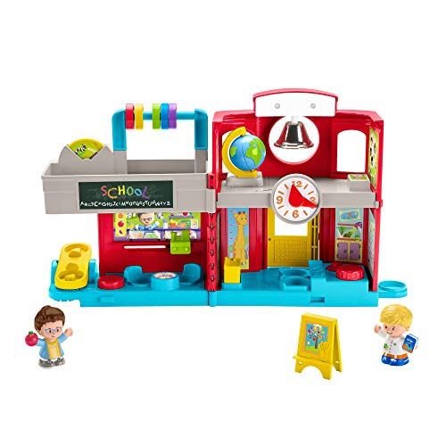 Fisher-Price GJC09 Little People Escuela – Versión de Voz en alemán