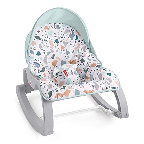 Fisher-Price GMD21 Deluxe Infant-to-Toddler Rocker, Multi-Coloured