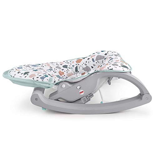 Fisher-Price GMD21 Deluxe Infant-to-Toddler Rocker, Multi-Coloured