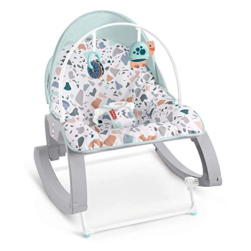 Fisher-Price GMD21 Deluxe Infant-to-Toddler Rocker, Multi-Coloured