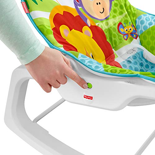 Fisher-Price - Hamaca Crece Conmigo Forest Fun, Silla para Bebé (Mattel GYC82), Embalaje sostenible