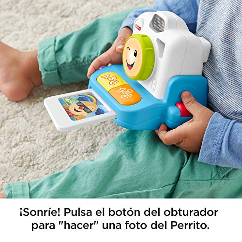 Fisher-Price - Instantánea Haz Clic y Aprende, Juguete con Música y Luz para Niños + 6 Meses (Mattel GMX37)